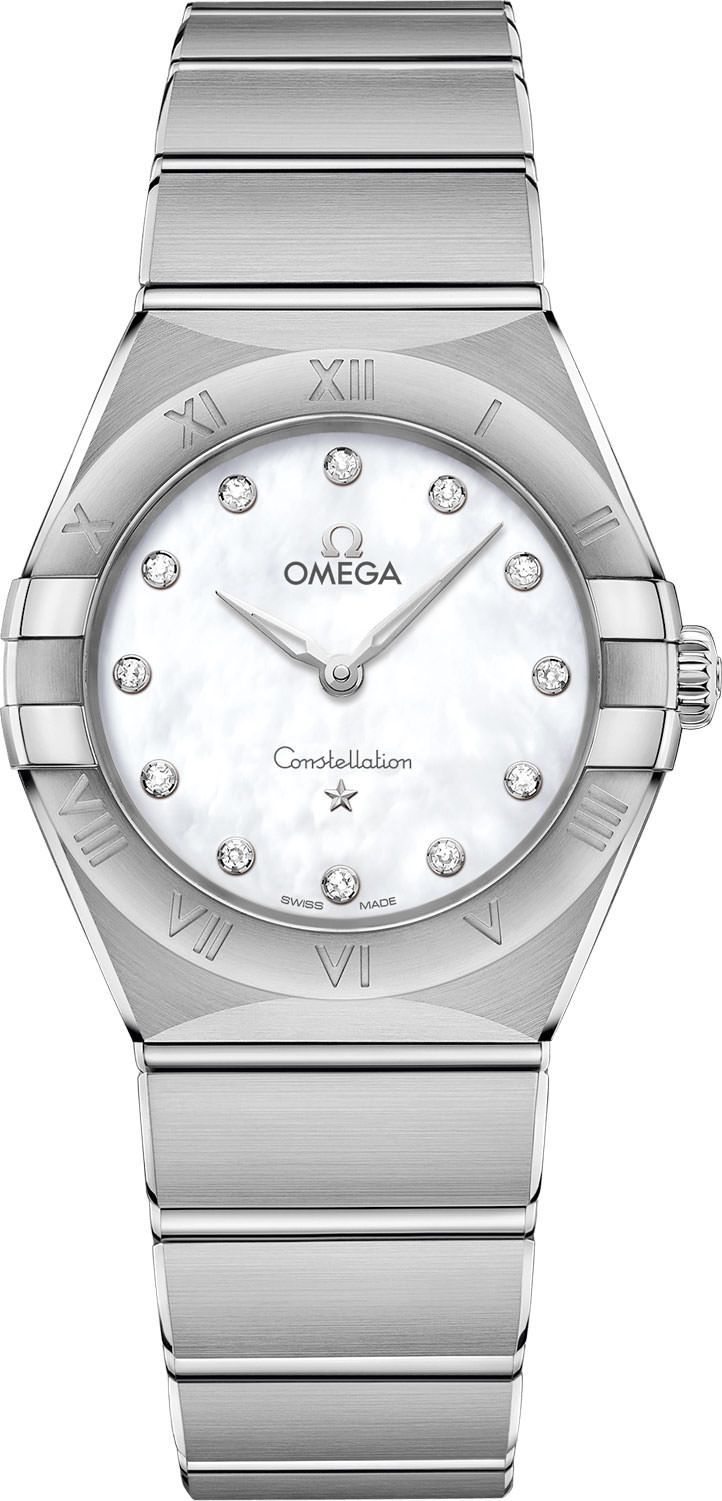 Omega Constellation 28 mm Watch in White Dial For Women - 1