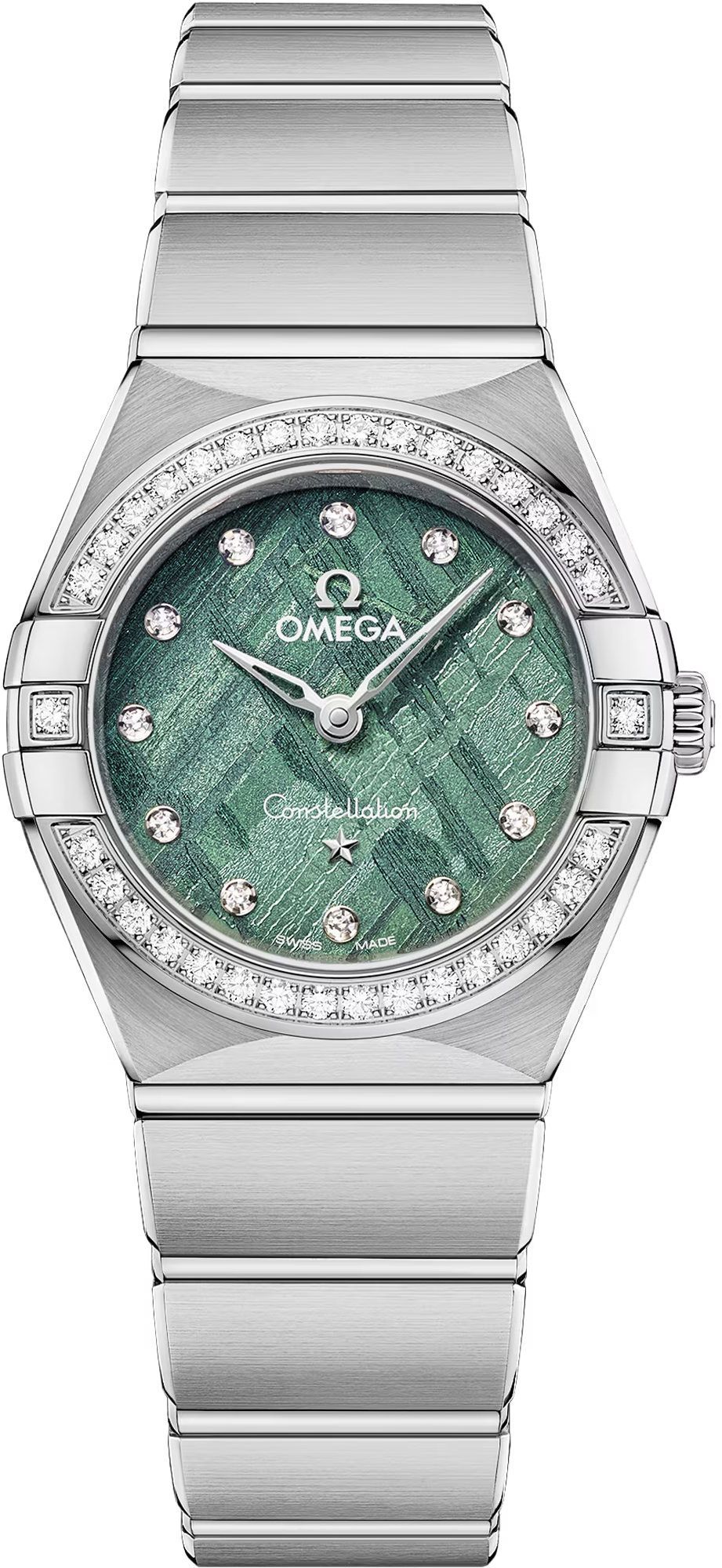 Omega constellation green dial sale