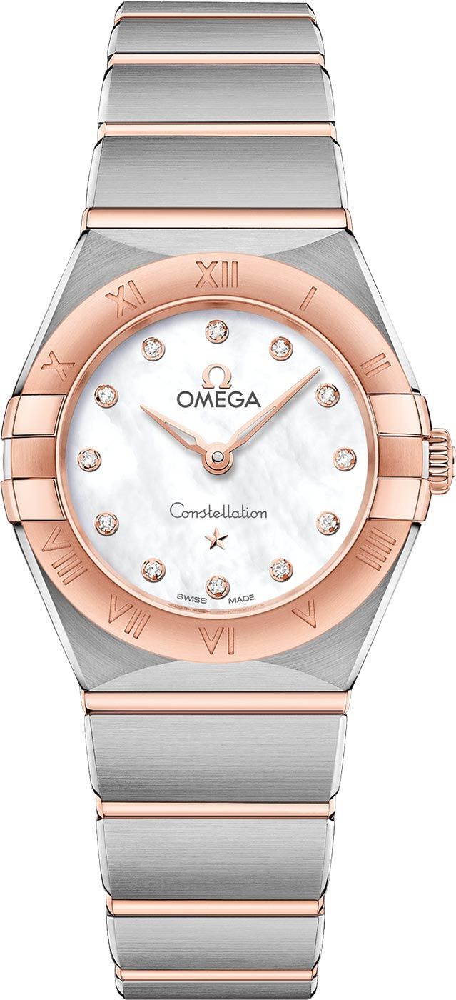 Omega Constellation 25 mm Watch in White MOP Dial For Women - 1