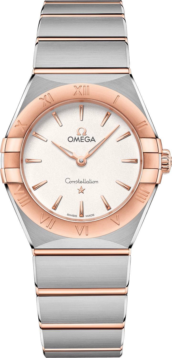 Omega Constellation 28 mm Watch in Silver Dial For Women - 1