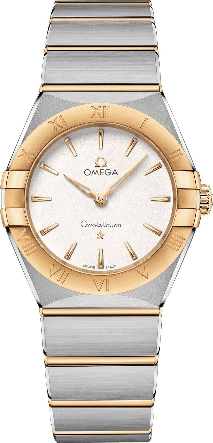 Omega Constellation Constellation Silver Dial 28 mm Quartz Watch For Women - 1