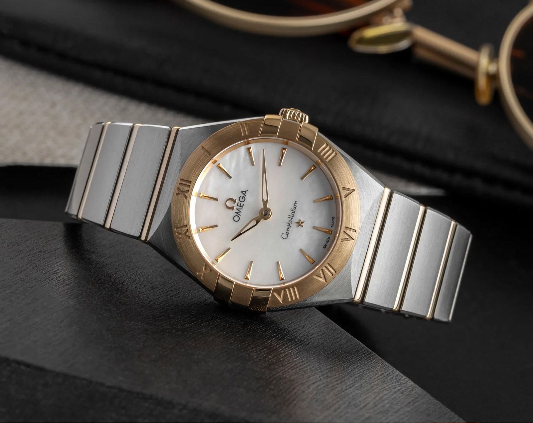 オレオ コンステレーション クォーツ 28MM 131.20.28.60.55.001｜オメガ