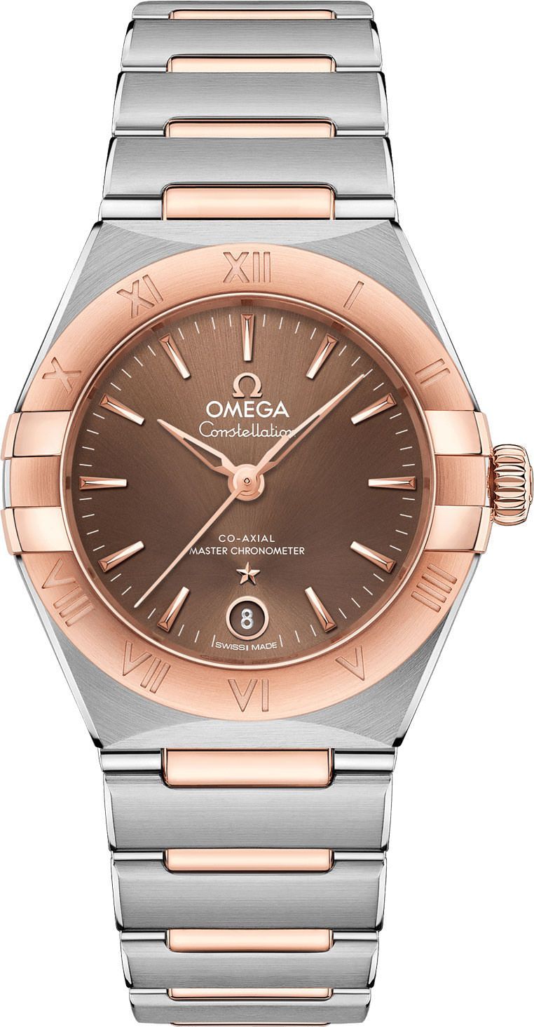 Omega Constellation Constellation Brown Dial 29 mm Automatic Watch For Women - 1