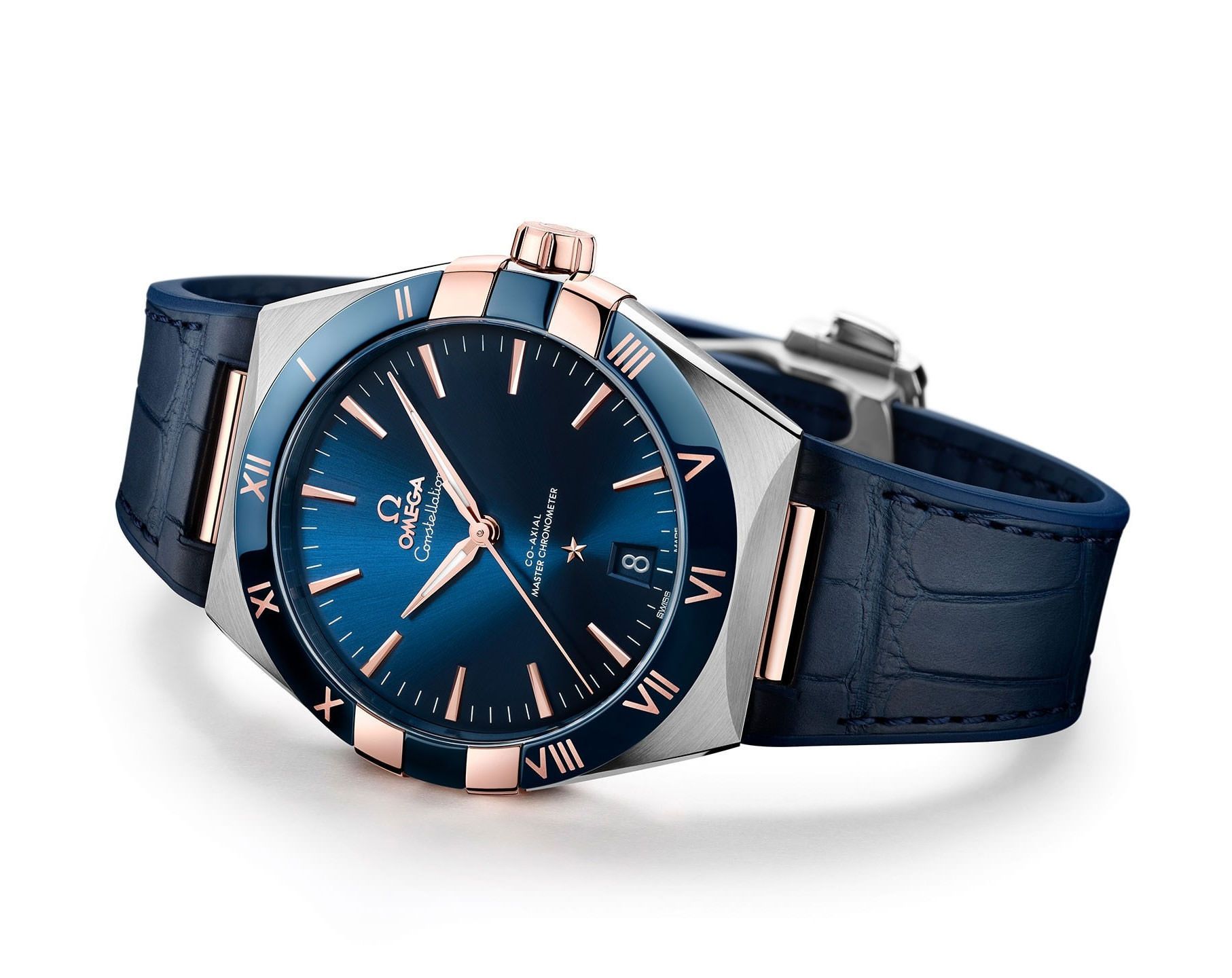 Omega Constellation Constellation Blue Dial 41 mm Automatic Watch For Men - 5