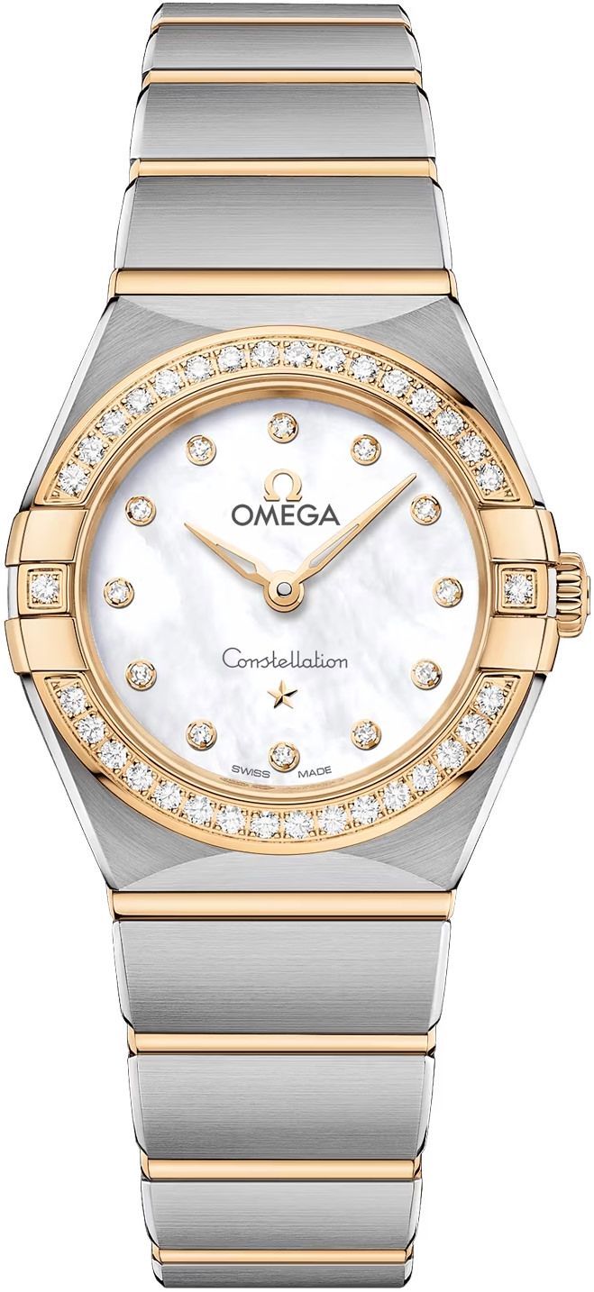 Omega Constellation Constellation White MOP Dial 25 mm Quartz Watch For Women - 1