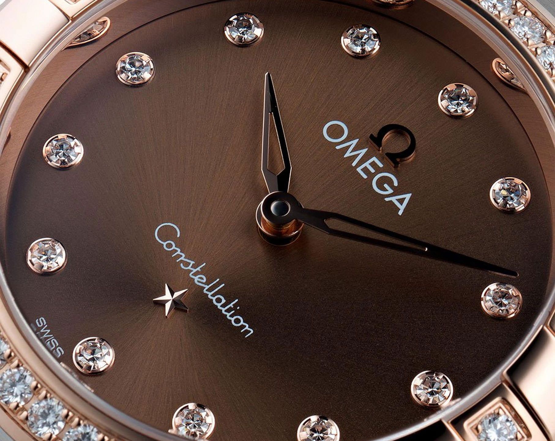 Omega Constellation Constellation Brown Dial 28 mm Quartz Watch For Women - 4