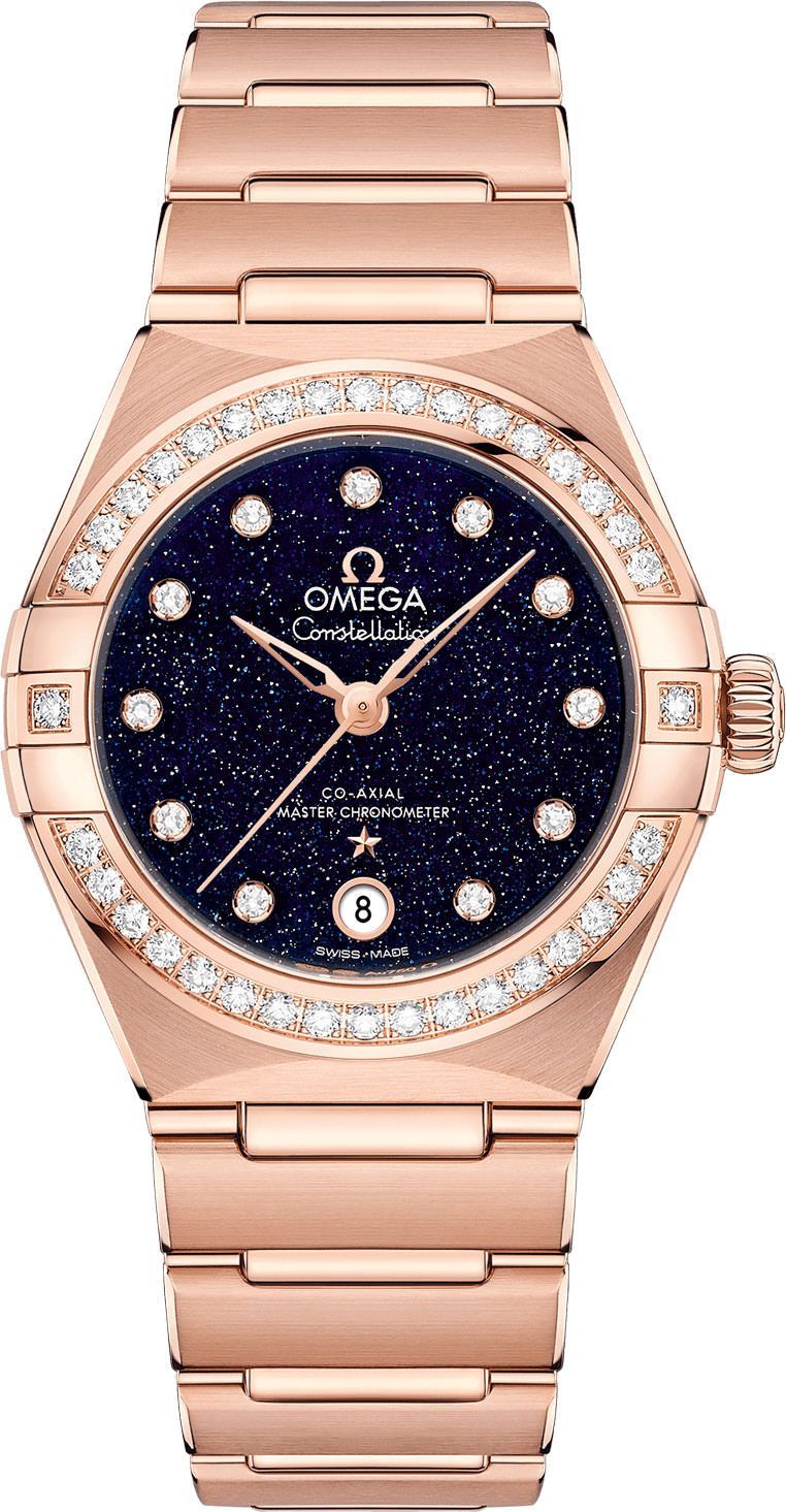 Omega Constellation  Blue Dial 29 mm Automatic Watch For Women - 1