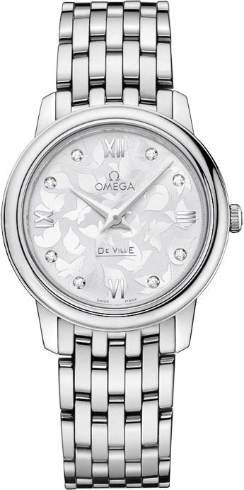 Omega De Ville Prestige Silver Dial 27 mm Quartz Watch For Women - 1