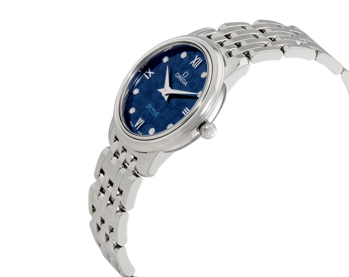 Omega De Ville Prestige Blue Dial 27.4 mm Quartz Watch For Women - 3