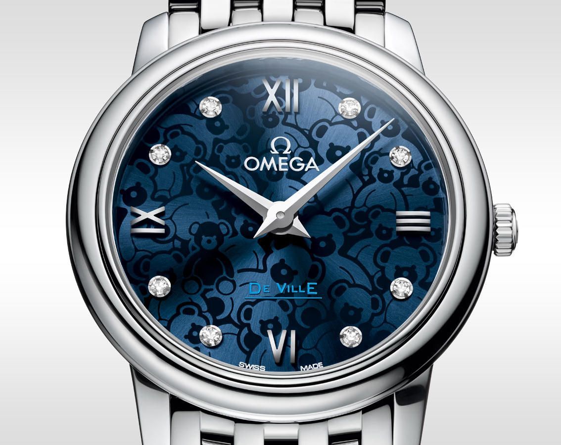 Omega De Ville Prestige Blue Dial 27.4 mm Quartz Watch For Women - 4