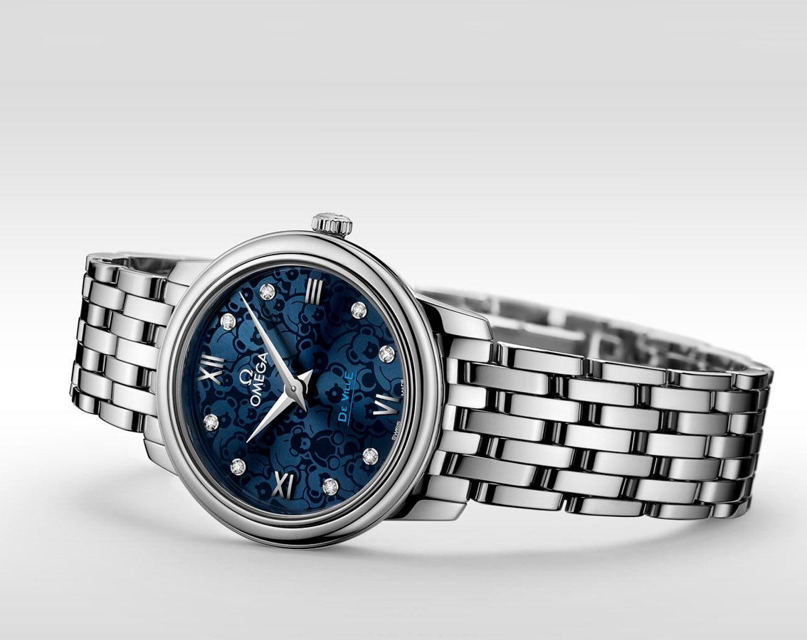 Omega De Ville Prestige Blue Dial 27.4 mm Quartz Watch For Women - 5