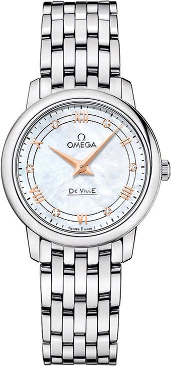 Omega Prestige 27.4 mm Watch in MOP Dial For Women - 1