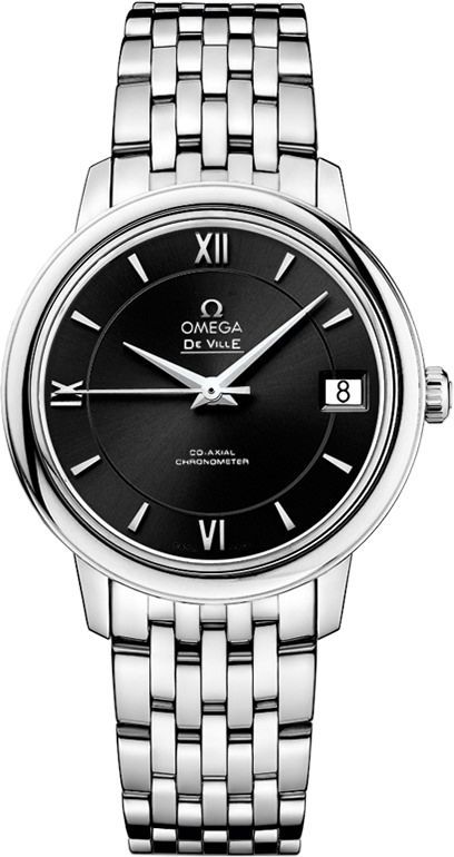 Omega De Ville Prestige Black Dial 32.7 mm Automatic Watch For Women - 1