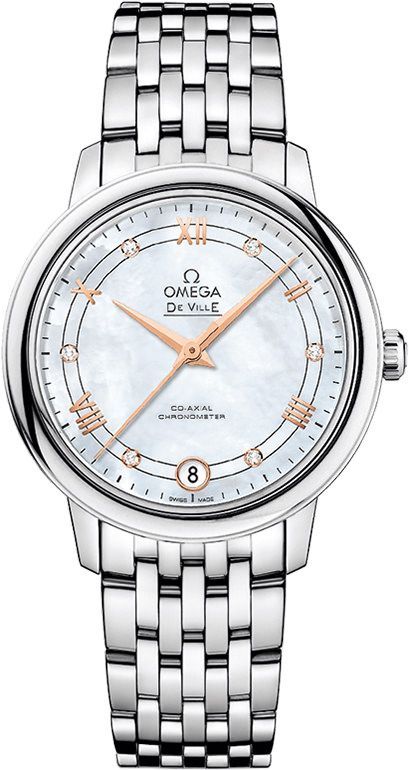 Omega Prestige 32.7 mm Watch in MOP Dial For Women - 1