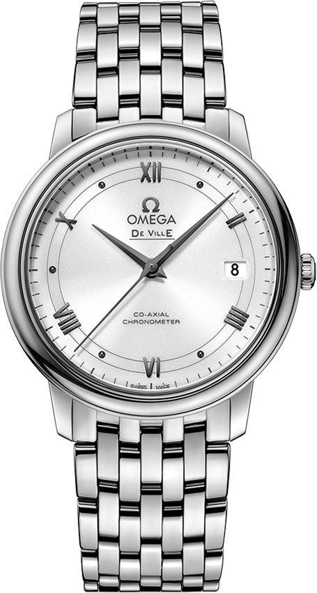 Omega De Ville Prestige White Dial 36.8 mm Automatic Watch For Men - 1