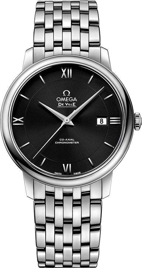 Omega De Ville Prestige Black Dial 39.5 mm Automatic Watch For Men - 1