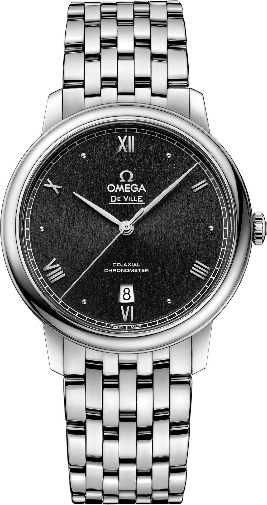 Omega De Ville Prestige Black Dial 39.5 mm Automatic Watch For Men - 1