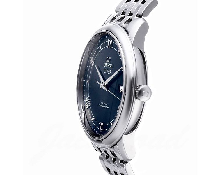 Omega De Ville Prestige Blue Dial 39.5 mm Automatic Watch For Men - 2