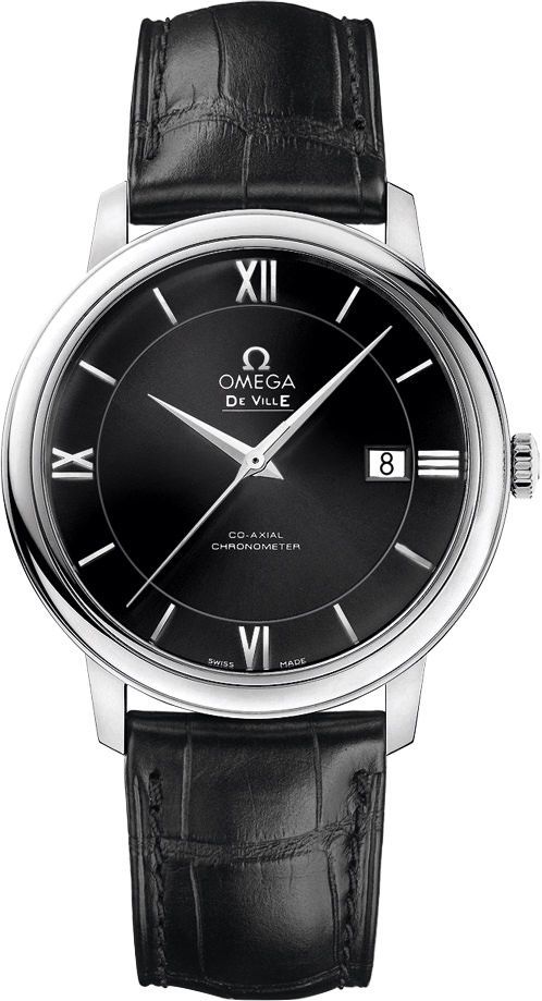Omega Prestige 39.5 mm Watch in Black Dial For Men - 1