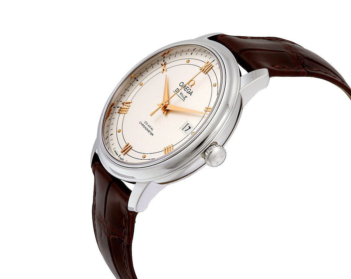 Omega Prestige 39.5 mm Watch in Silver Dial For Men - 3
