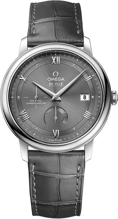 Omega De Ville Prestige Grey Dial 39.5 mm Automatic Watch For Men - 1
