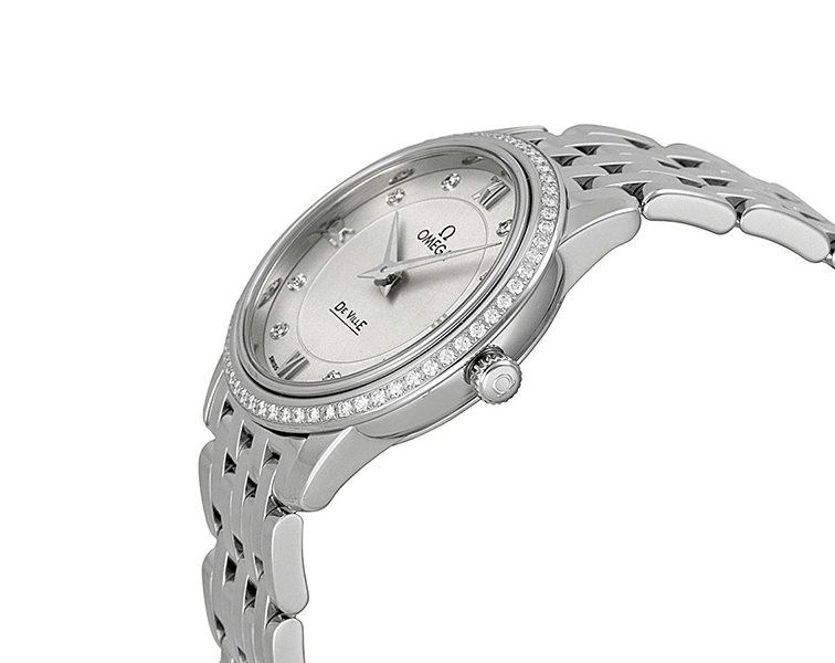 Omega De Ville Prestige Silver Dial 27.4 mm Quartz Watch For Women - 3