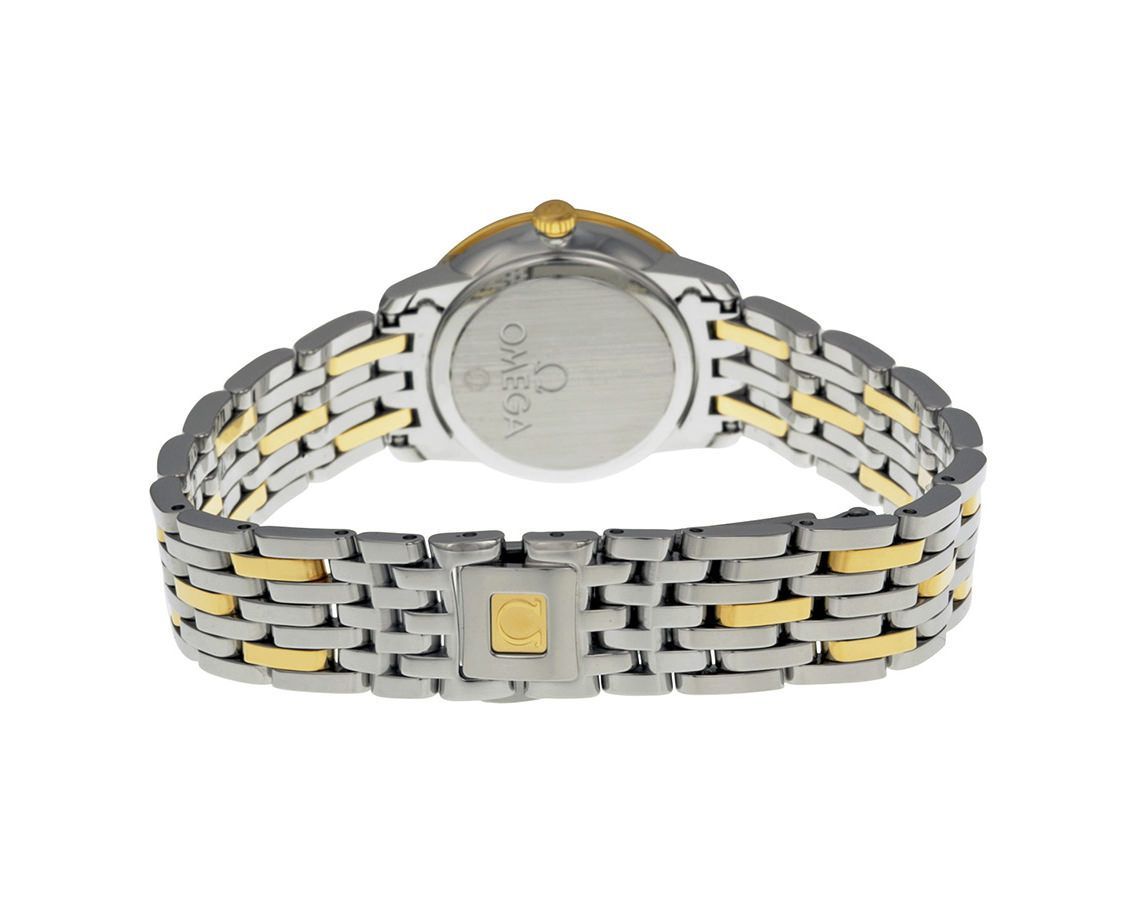 Omega De Ville Prestige Yellow Dial 24.4 mm Quartz Watch For Women - 2
