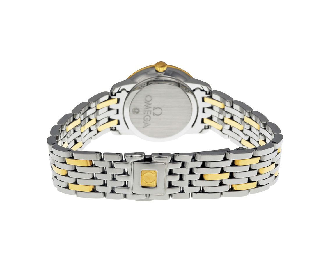 Omega De Ville Prestige Yellow Dial 24.4 mm Quartz Watch For Women - 2