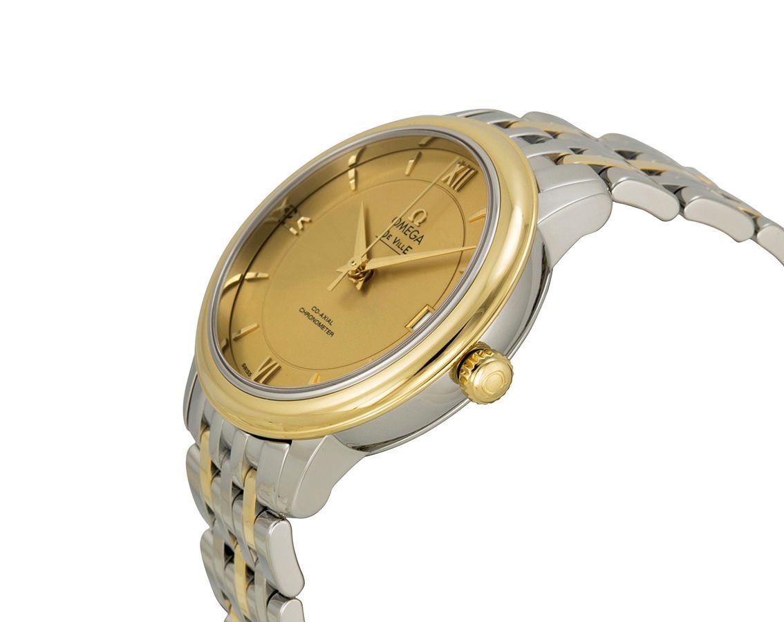 Omega De Ville Prestige Yellow Dial 32.7 mm Automatic Watch For Women - 3