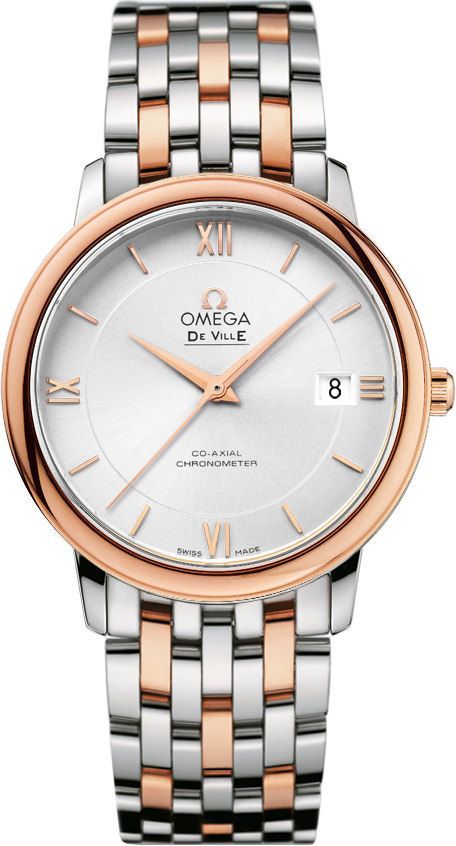 Omega Prestige 36.8 mm Watch in Silver Dial For Women - 1