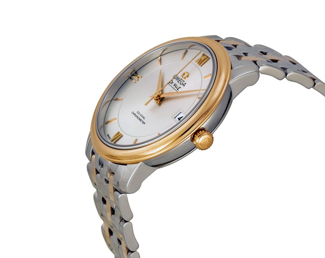 Omega Prestige 36.8 mm Watch in Silver Dial For Women - 2