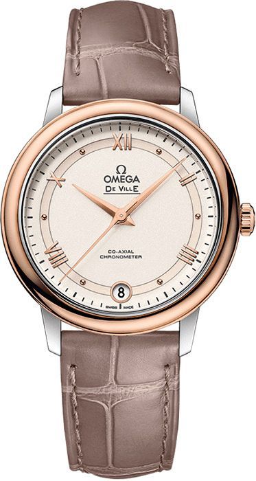 Omega De Ville Prestige White Dial 32.7 mm Automatic Watch For Women - 1