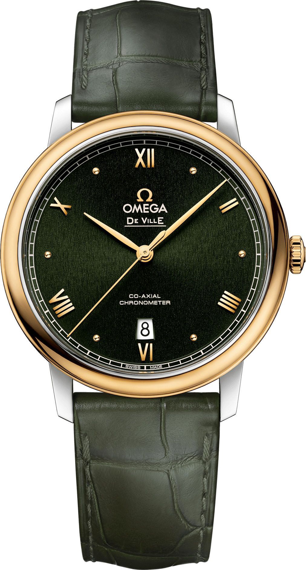 Omega De Ville Prestige Green Dial 39.5 mm Automatic Watch For Men - 1