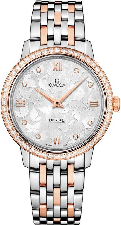 Omega De Ville Prestige Silver Dial 32.7 mm Quartz Watch For Women - 1