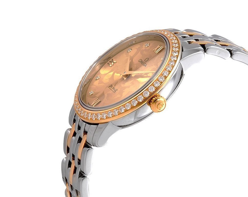 Omega De Ville Prestige Yellow Dial 32.7 mm Quartz Watch For Women - 2