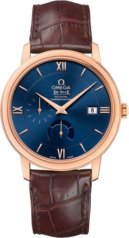 Omega De Ville Prestige Blue Dial 39.5 mm Automatic Watch For Men - 1