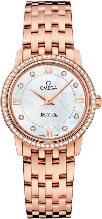 Omega De Ville Prestige MOP Dial 27.4 mm Quartz Watch For Women - 1