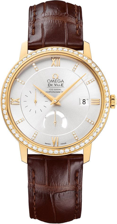 Omega De Ville Prestige Silver Dial 39.5 mm Automatic Watch For Men - 1