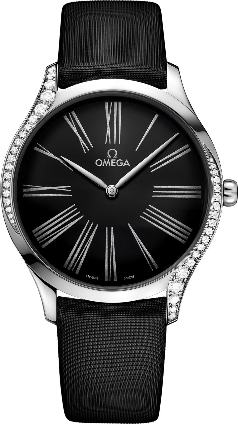 Omega De Ville Trésor Black Dial 39 mm Quartz Watch For Women - 1