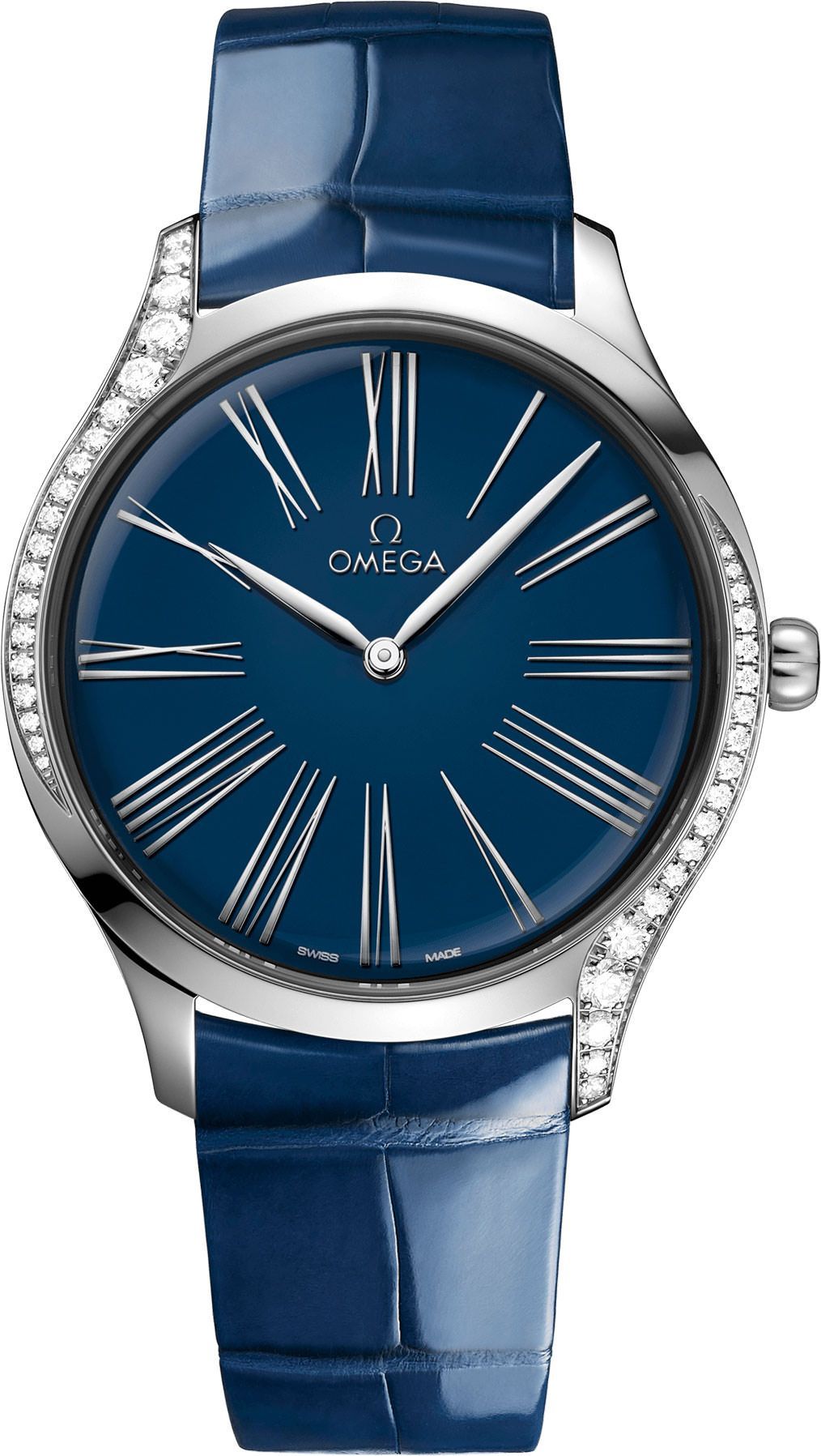 Omega De Ville Trésor Blue Dial 39 mm Quartz Watch For Women - 1