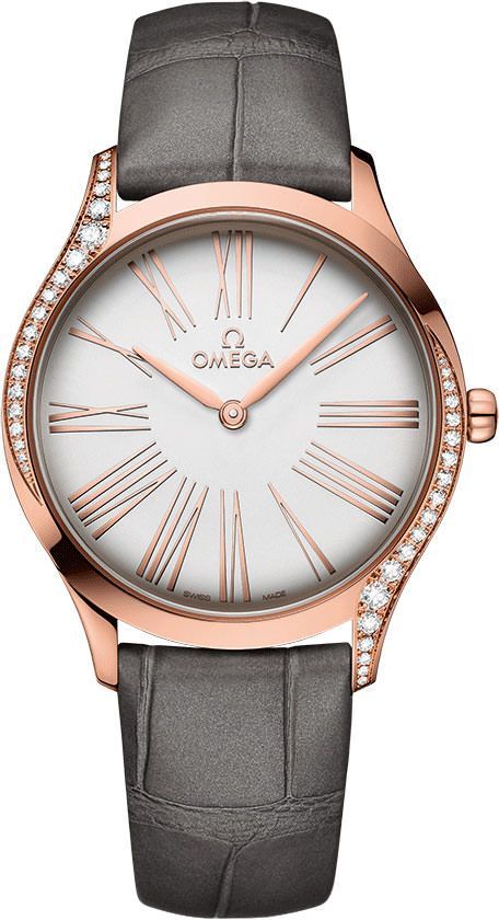 Omega De Ville Trésor Silver Dial 36 mm Quartz Watch For Women - 1