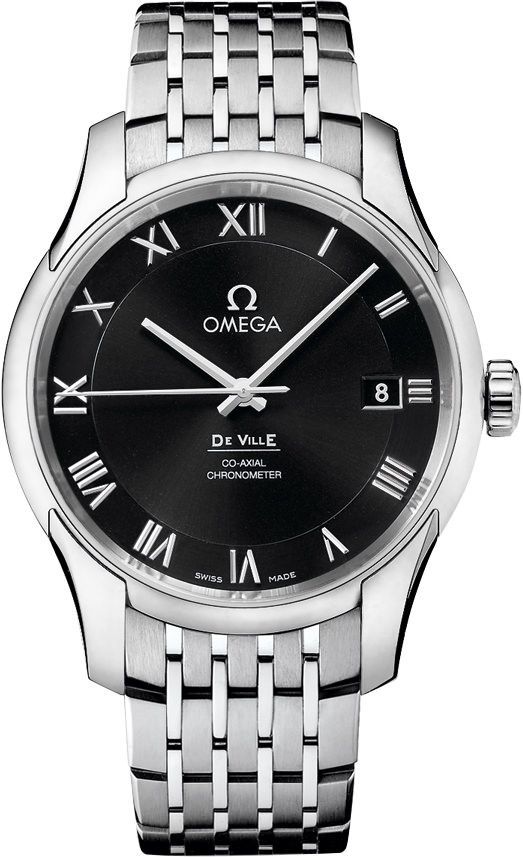 Omega De Ville  Black Dial 41 mm Automatic Watch For Men - 1