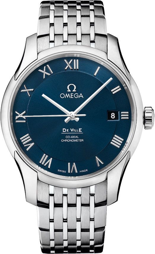 Omega  41 mm Watch in Blue Dial For Men - 1