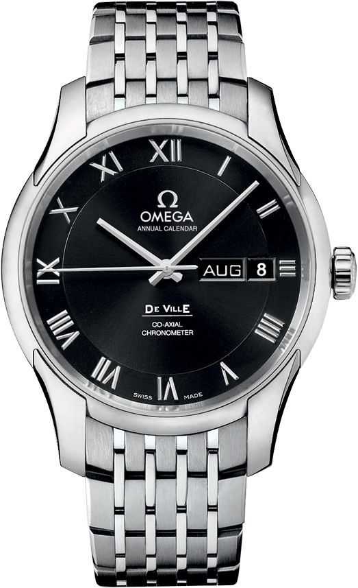 Omega De Ville  Black Dial 41 mm Automatic Watch For Men - 1