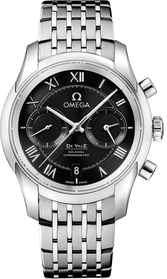 Omega De Ville  Black Dial 42 mm Automatic Watch For Men - 1