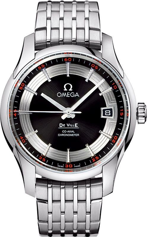 Omega De Ville Hour Vision Black Dial 41 mm Automatic Watch For Men - 1