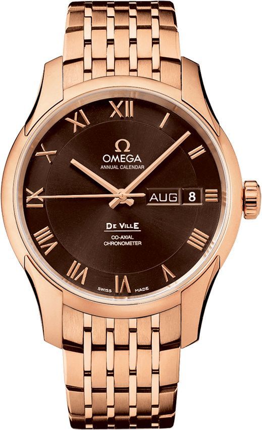 Omega De Ville  Brown Dial 41 mm Automatic Watch For Men - 1