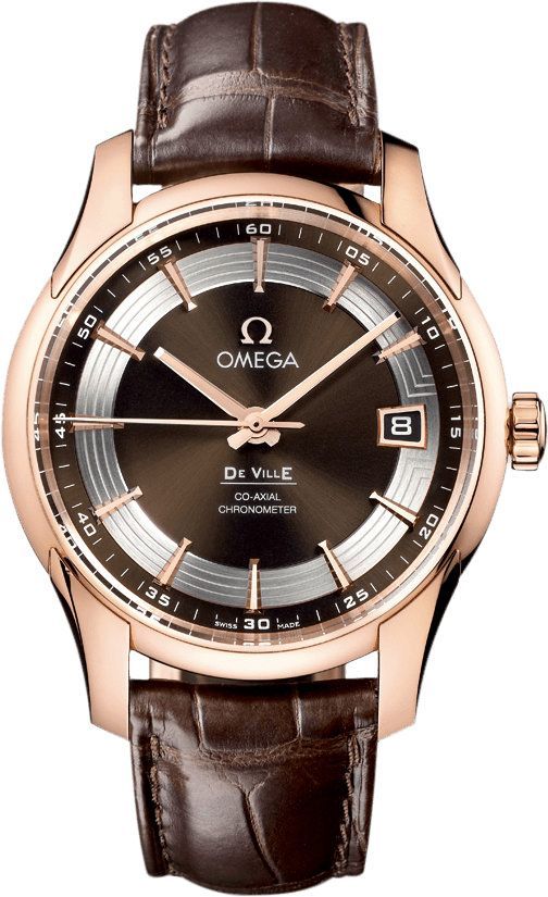 Omega De Ville Hour Vision Brown Dial 41 mm Automatic Watch For Men - 1