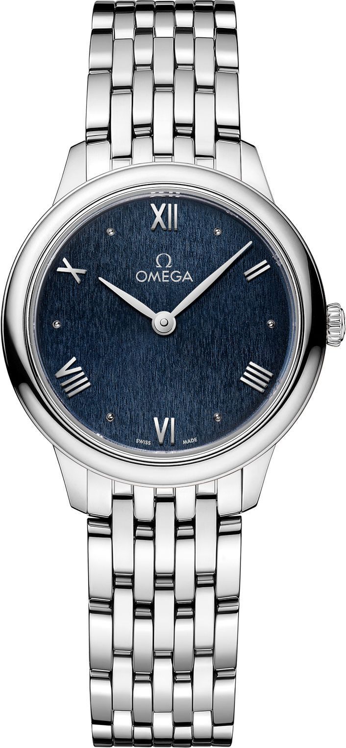 Omega De Ville Prestige Blue Dial 27.5 mm Quartz Watch For Women - 1