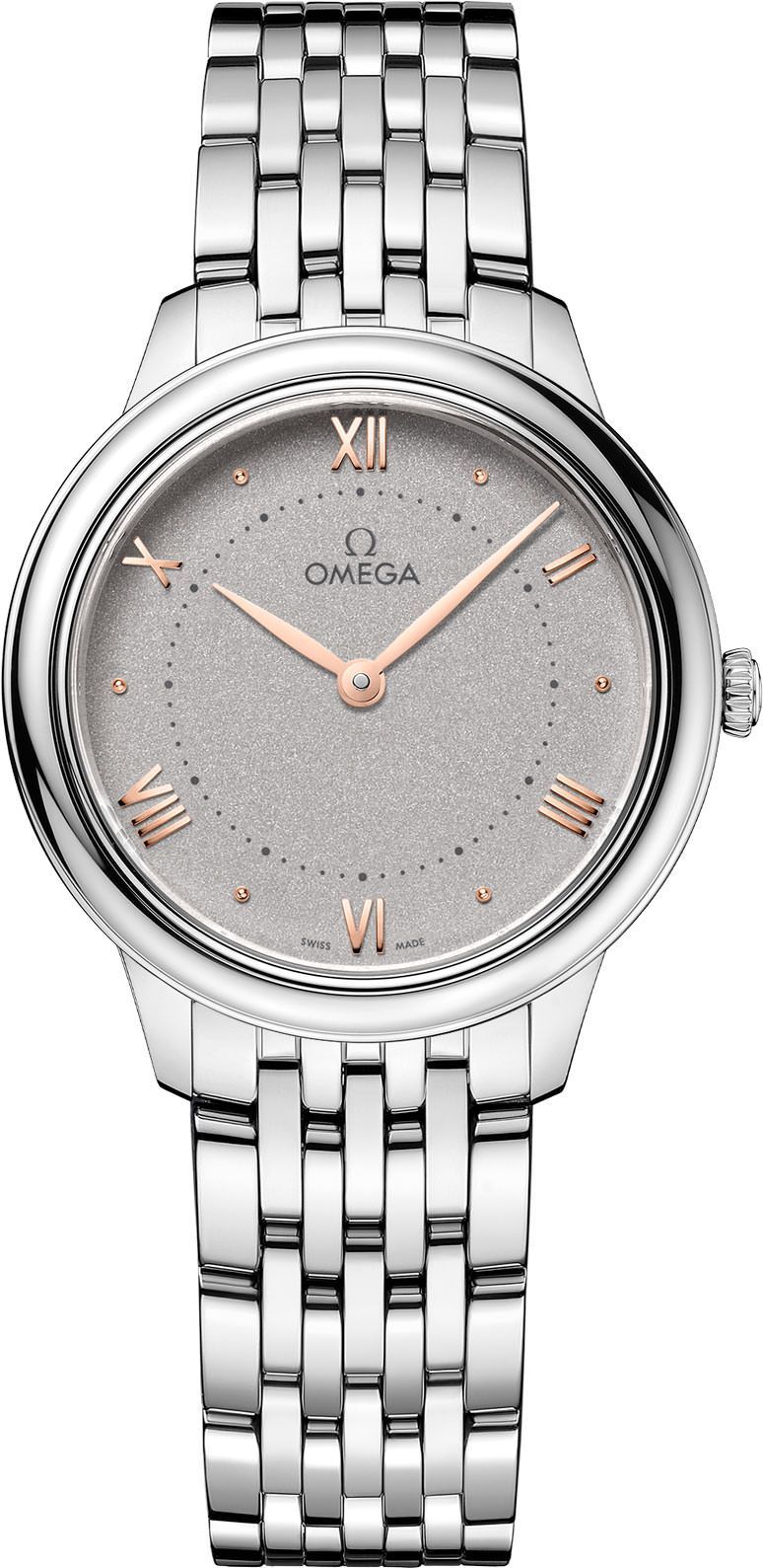Omega De Ville Prestige Grey Dial 30 mm Quartz Watch For Women - 1